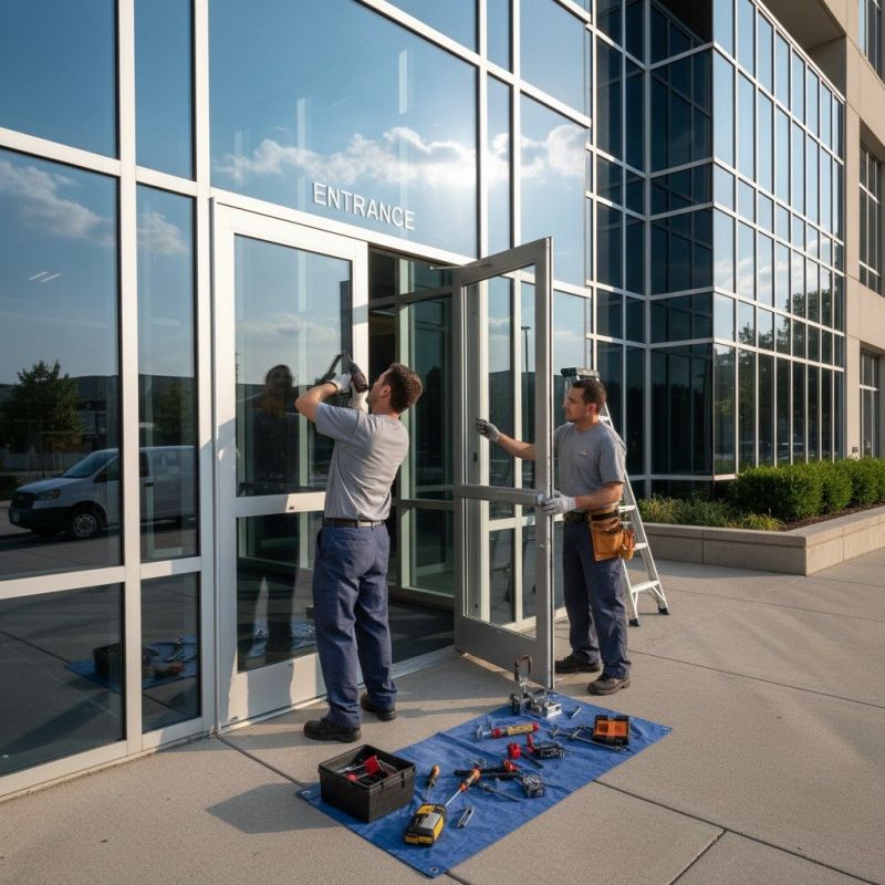 Commercial Glass Door Repair