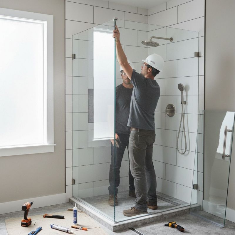 Shower Door Installation